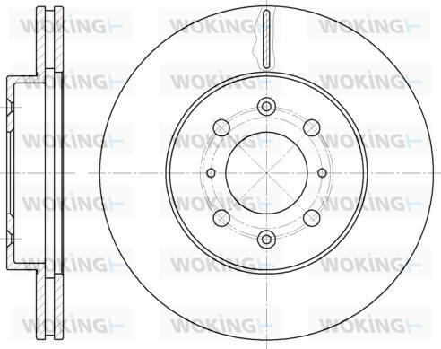 Woking D6224.10 - Disque de frein cwaw.fr