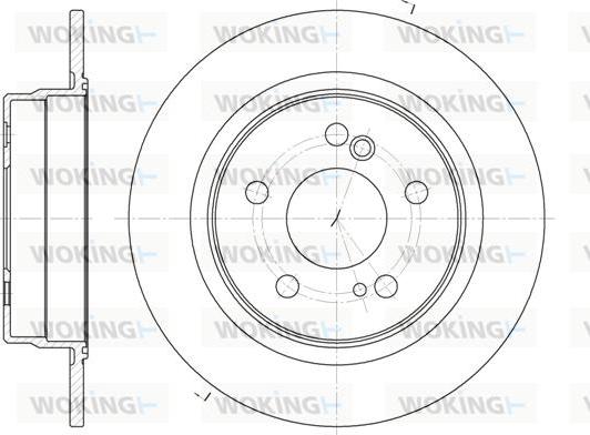 Woking D6270.00 - Disque de frein cwaw.fr