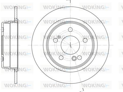 Woking D6271.00 - Disque de frein cwaw.fr