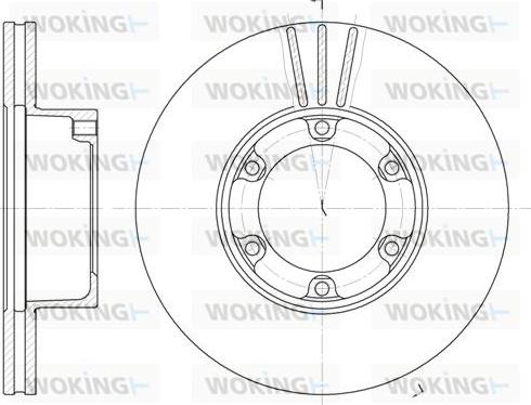 Woking D6277.10 - Disque de frein cwaw.fr