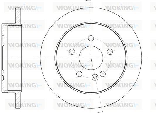 Woking D6799.00 - Disque de frein cwaw.fr