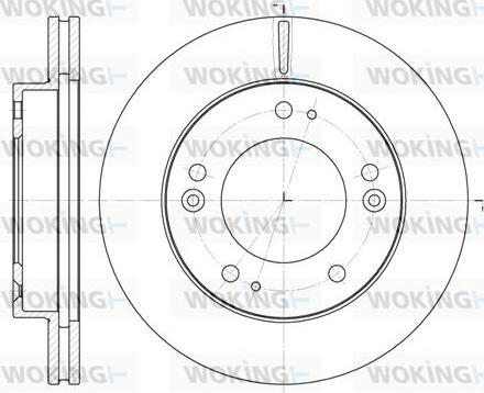 Woking D6790.10 - Disque de frein cwaw.fr