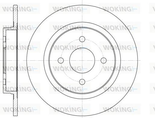 Woking D6759.00 - Disque de frein cwaw.fr