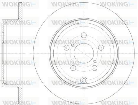 Woking D6700.00 - Disque de frein cwaw.fr