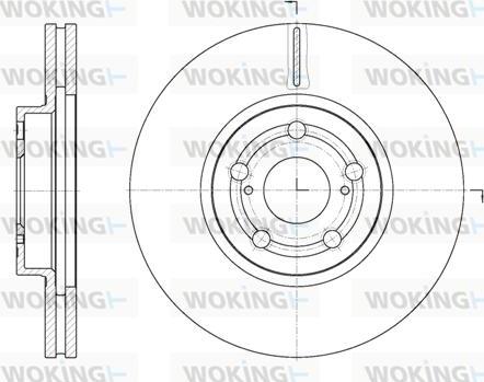 Woking D6701.10 - Disque de frein cwaw.fr