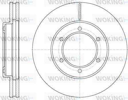 Woking D6702.10 - Disque de frein cwaw.fr