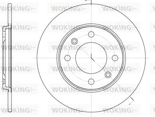 Woking D6714.00 - Disque de frein cwaw.fr