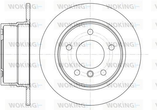 Woking D6716.00 - Disque de frein cwaw.fr