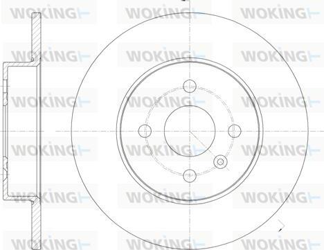 Woking D6789.00 - Disque de frein cwaw.fr