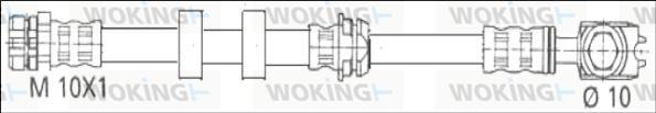 Woking G1904.36 - Flexible de frein cwaw.fr