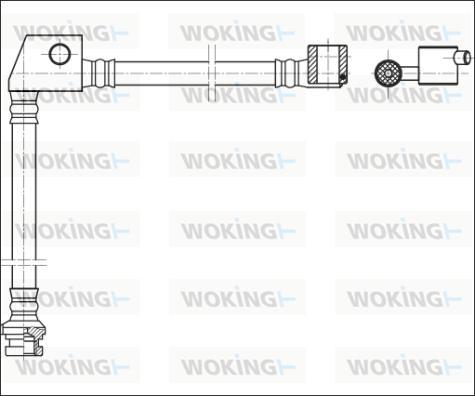 Woking G1904.25 - Flexible de frein cwaw.fr