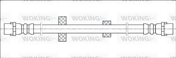 Woking G1900.42 - Flexible de frein cwaw.fr