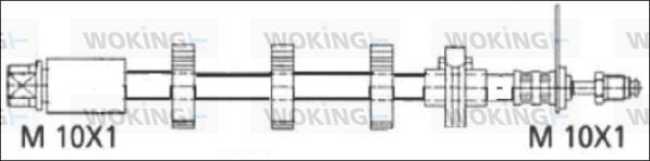 Woking G1901.66 - Flexible de frein cwaw.fr