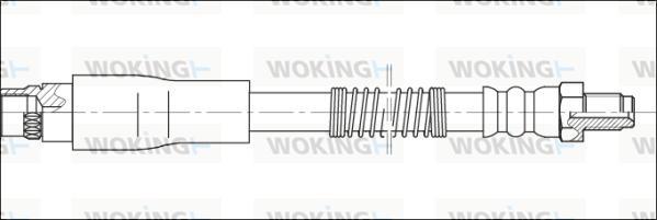 Woking G1901.86 - Flexible de frein cwaw.fr