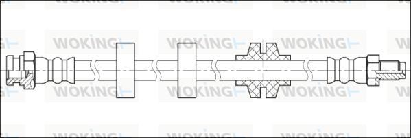 Woking G1901.81 - Flexible de frein cwaw.fr