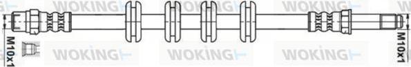 Woking G1903.39 - Flexible de frein cwaw.fr