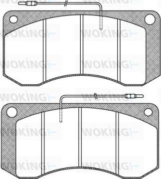 Jurid 2901303371 - Kit de plaquettes de frein, frein à disque cwaw.fr