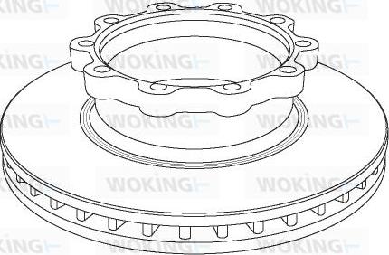 Woking NSA1047.20 - Disque de frein cwaw.fr