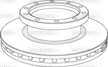 Woking NSA1061.20 - Disque de frein cwaw.fr