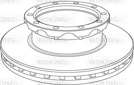 Woking NSA1062.20 - Disque de frein cwaw.fr