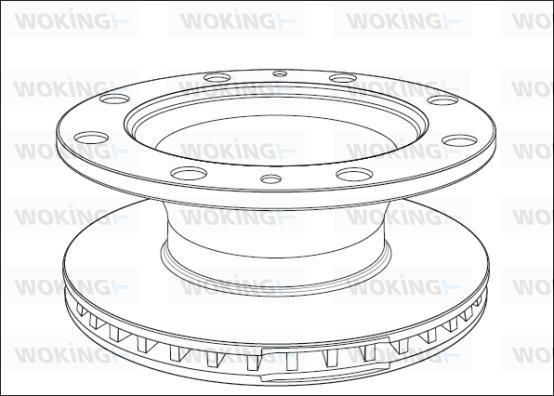 Woking NSA1014.20 - Disque de frein cwaw.fr