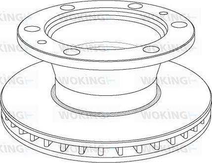 Woking NSA1023.20 - Disque de frein cwaw.fr