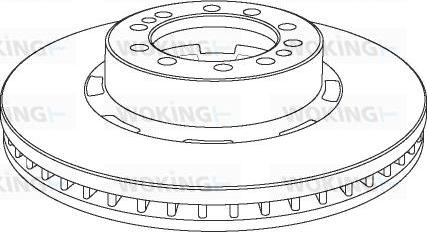 Woking NSA1074.20 - Disque de frein cwaw.fr