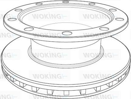 Woking NSA1199.20 - Disque de frein cwaw.fr