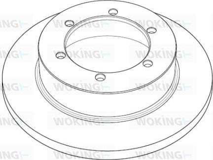 Woking NSA1191.10 - Disque de frein cwaw.fr