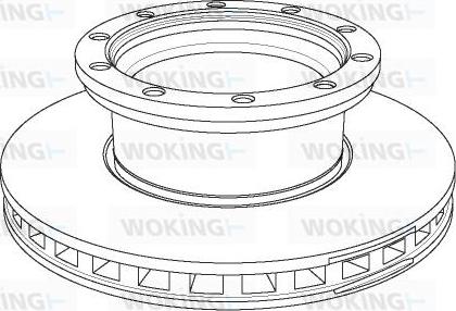 Woking NSA1144.20 - Disque de frein cwaw.fr