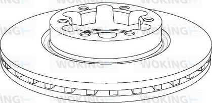 Woking NSA1145.20 - Disque de frein cwaw.fr