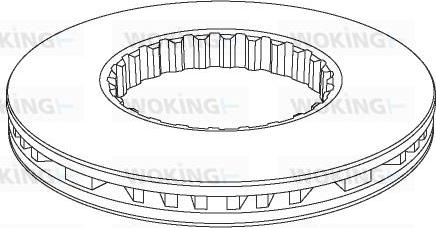 Woking NSA1146.20 - Disque de frein cwaw.fr