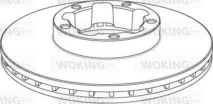 Woking NSA1148.20 - Disque de frein cwaw.fr