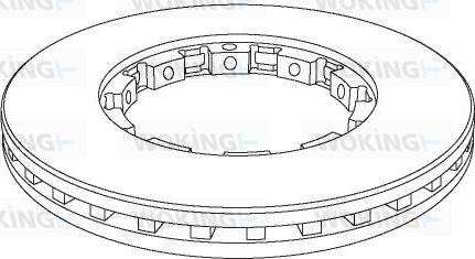 Woking NSA1143.20 - Disque de frein cwaw.fr