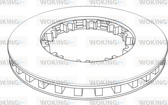 Woking NSA1143.21 - Disque de frein cwaw.fr