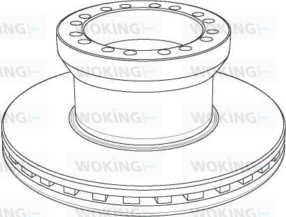 Woking NSA1155.20 - Disque de frein cwaw.fr