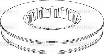 Woking NSA1161.10 - Disque de frein cwaw.fr