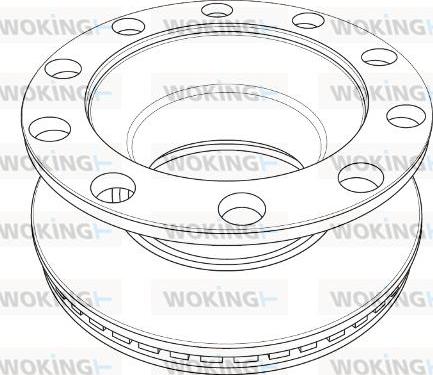 Woking NSA1209.20 - Disque de frein cwaw.fr