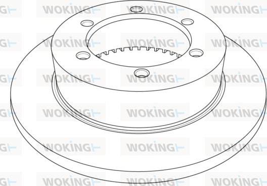 Woking NSA1214.10 - Disque de frein cwaw.fr