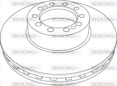 Woking NSA1210.20 - Disque de frein cwaw.fr