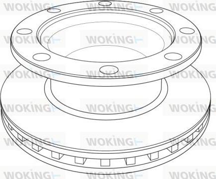 Woking NSA1223.20 - Disque de frein cwaw.fr