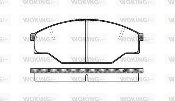 BOSCH J0446535320 - Kit de plaquettes de frein, frein à disque cwaw.fr