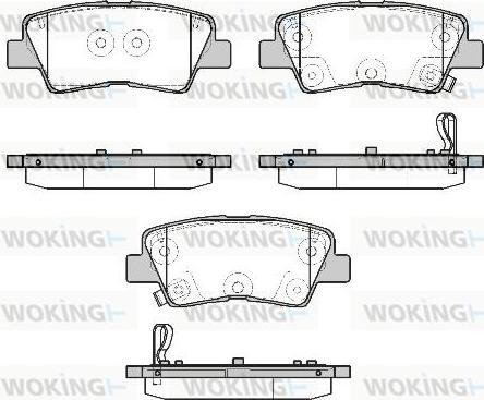 Herth+Buss Jakoparts J3610324 - Kit de plaquettes de frein, frein à disque cwaw.fr