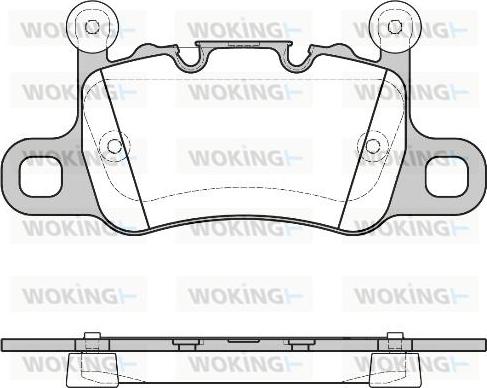 Woking P14983.10 - Kit de plaquettes de frein, frein à disque cwaw.fr