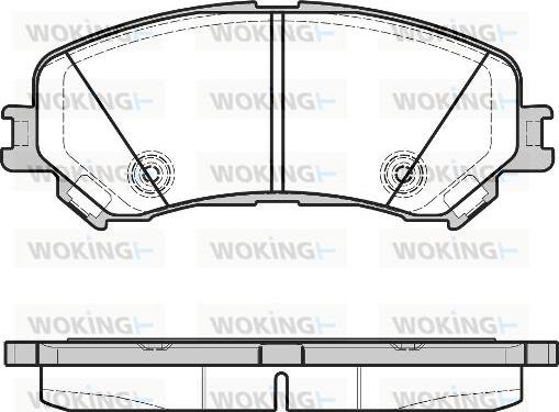 Valeo 670596 - Kit de plaquettes de frein, frein à disque cwaw.fr