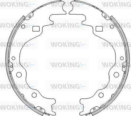 Woking Z4497.00 - Mâchoire de frein cwaw.fr