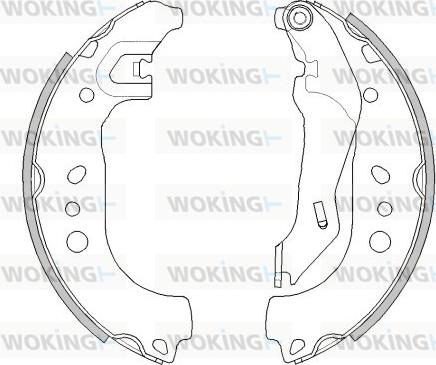 Woking Z4445.00 - Mâchoire de frein cwaw.fr