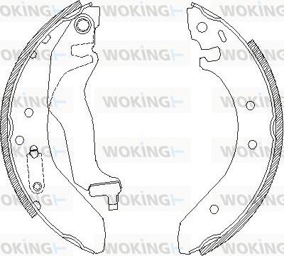 Woking Z4400.00 - Mâchoire de frein cwaw.fr