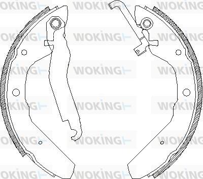 Woking Z4403.00 - Mâchoire de frein cwaw.fr