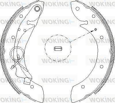 Woking Z4419.00 - Mâchoire de frein cwaw.fr